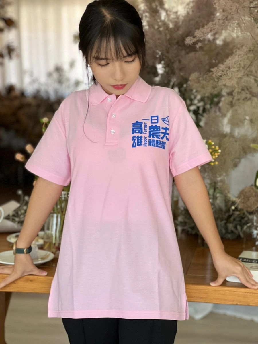 大圖網印簡約POLO衫