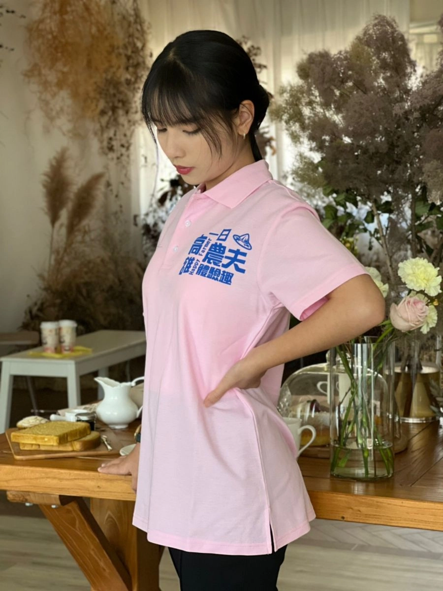 大圖網印簡約POLO衫