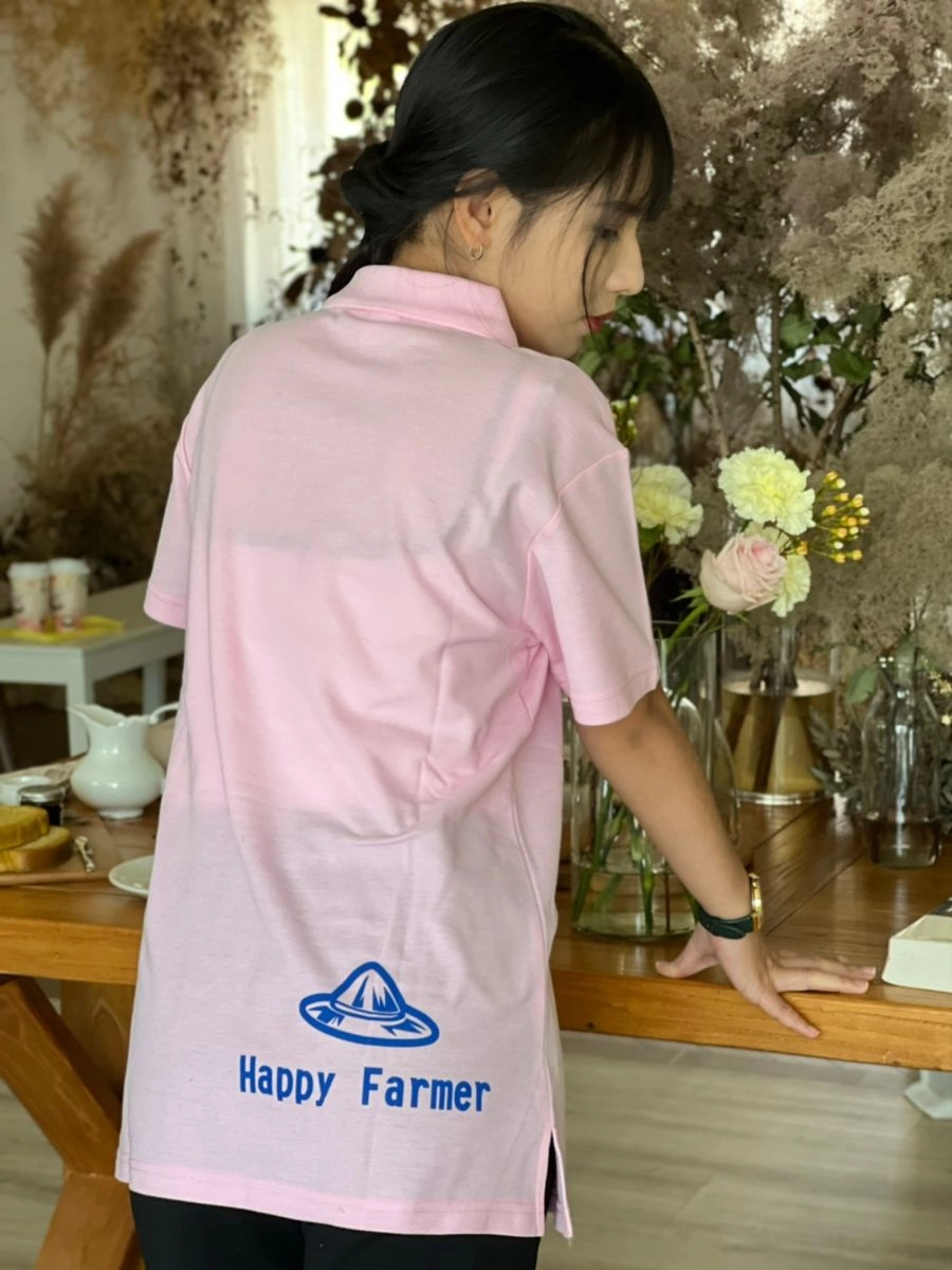 大圖網印簡約POLO衫