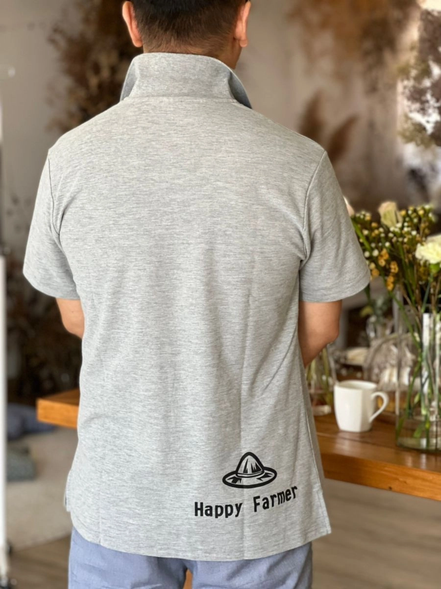 大圖網印簡約POLO衫