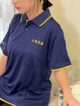 配色款筆插設計電繡POLO衫