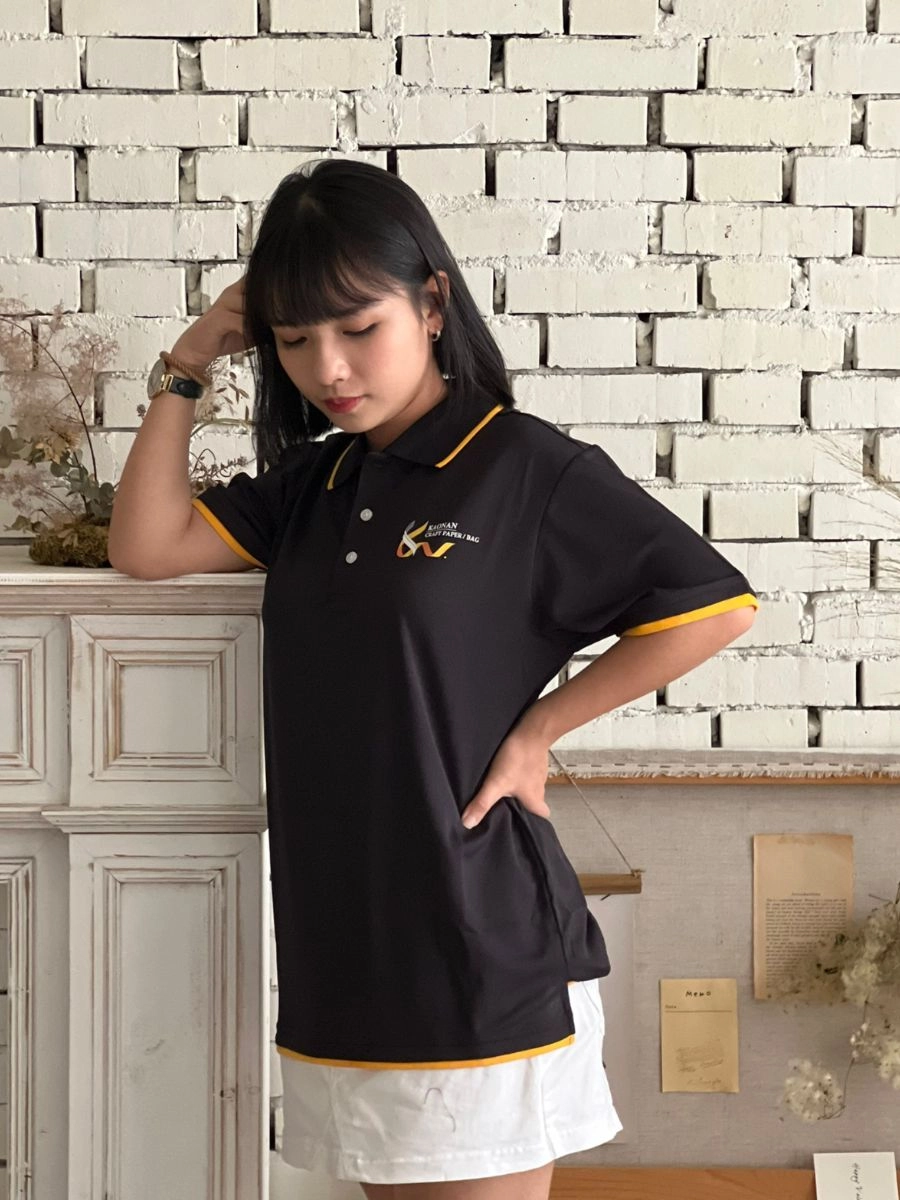 門襟配色轉印POLO衫