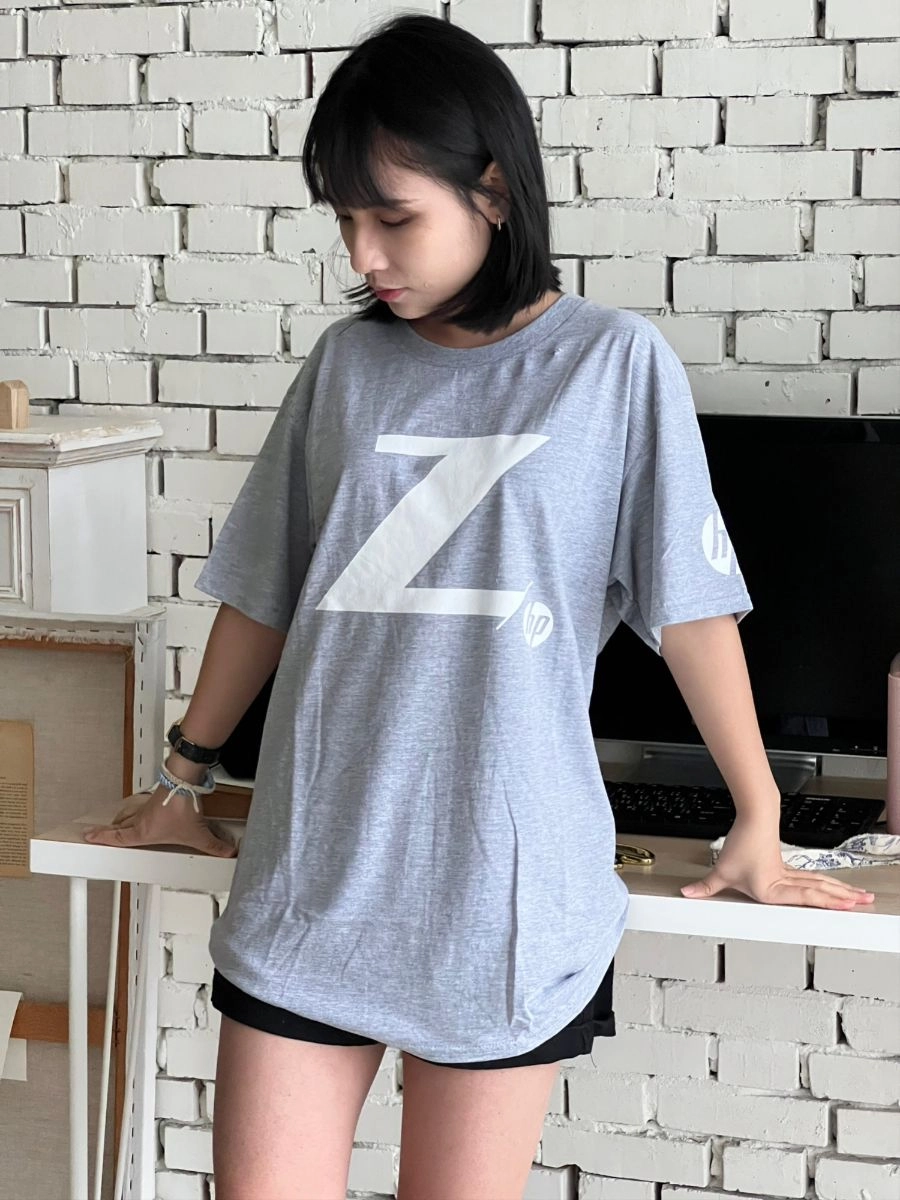 [HP Taiwan]純棉印刷簡約圓T