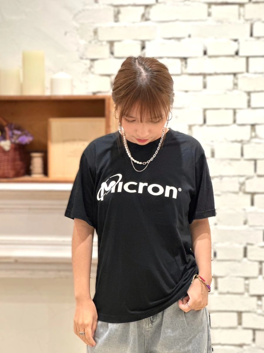 [MICRON]簡約印刷圓T 