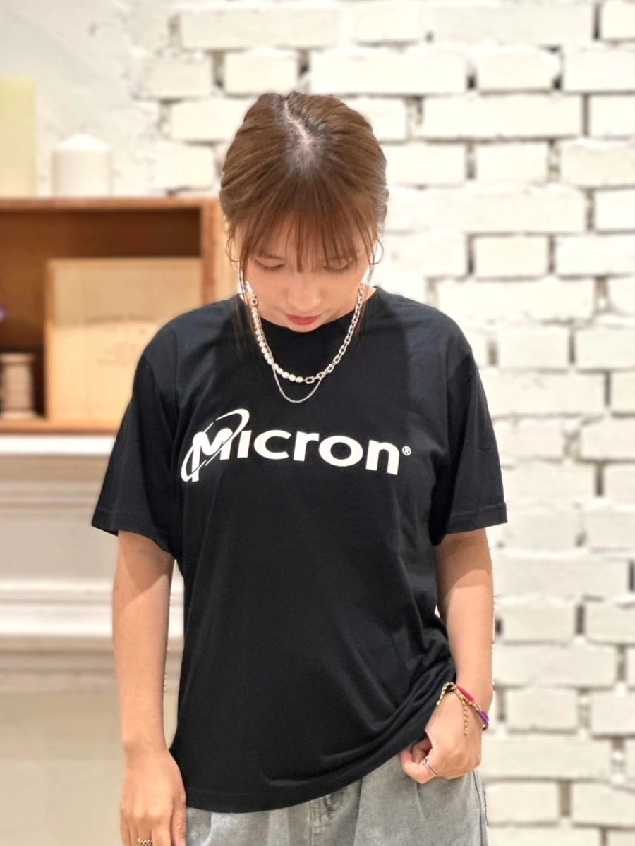 [MICRON]簡約印刷圓T 