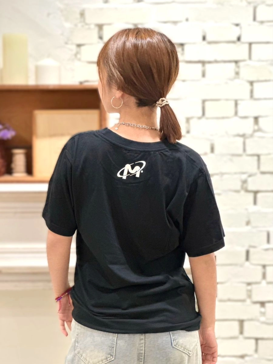 [MICRON]簡約印刷圓T 