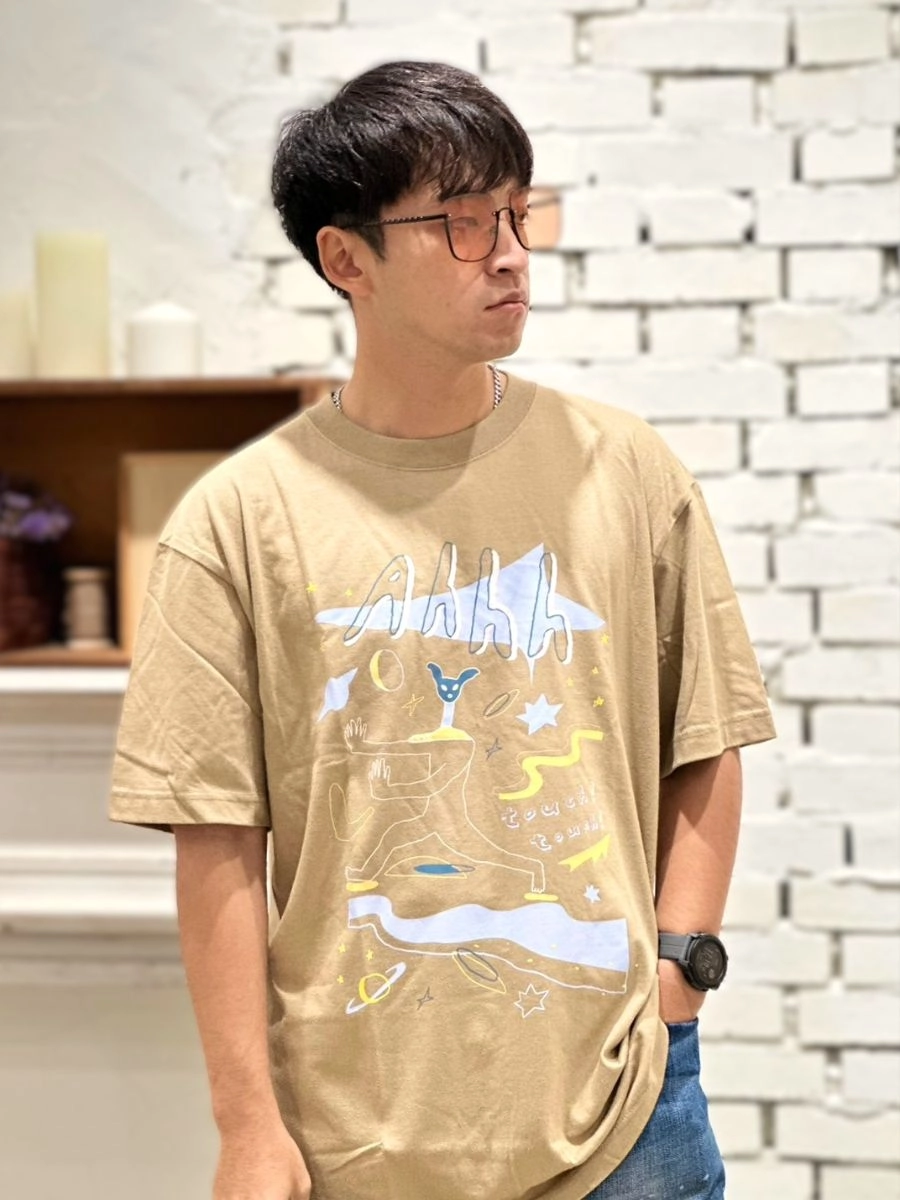 [山姆與傑克]印刷周年紀念圓T 