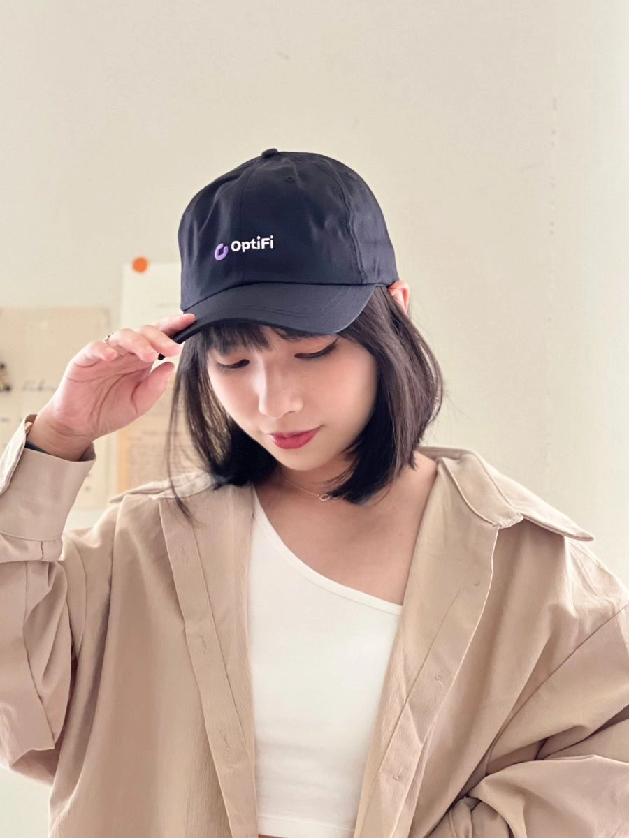 [ OPTIFI ]細斜紋文字電繡老帽