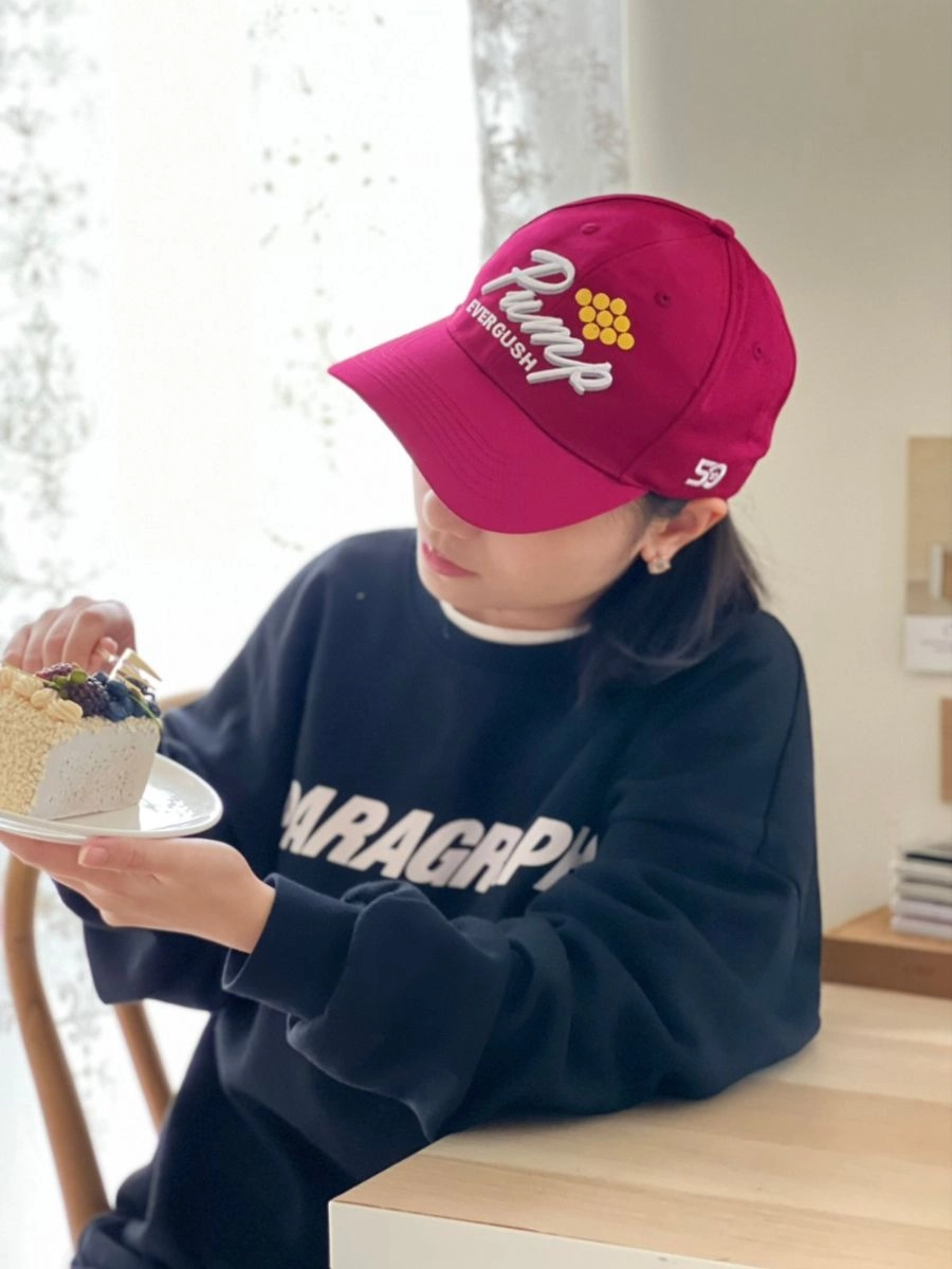 [PUMP經濟] 立體繡六片老帽  