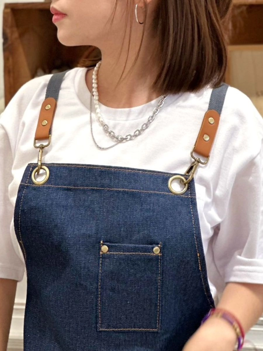 [自訂款]咖啡廳牛仔圍裙 