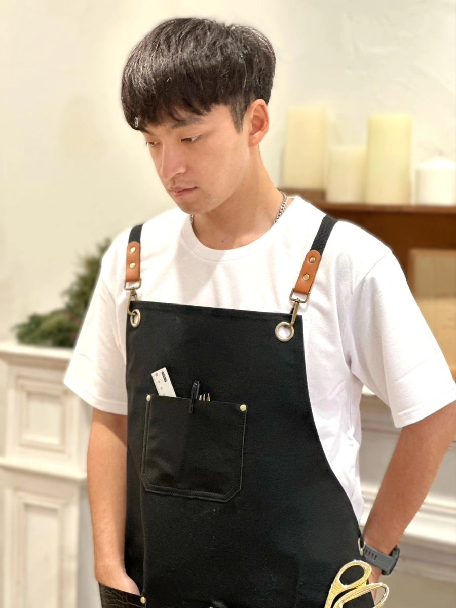 [自訂款]皮革帆布圍裙 