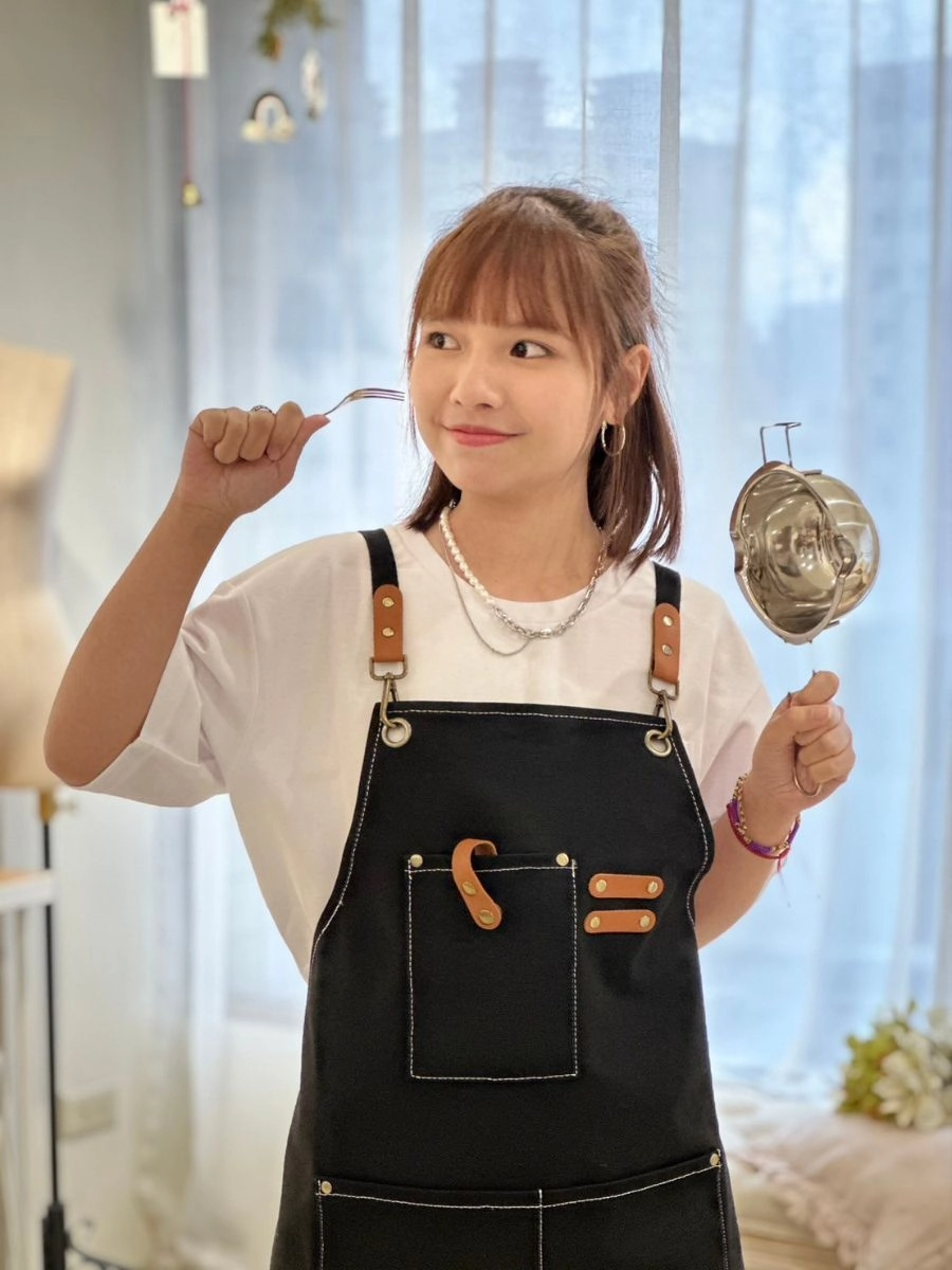 [自訂款]皮革帆布防水圍裙