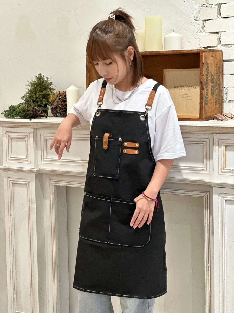 [自訂款]皮革帆布防水圍裙