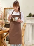 [自訂款]細斜紋多口袋圍裙