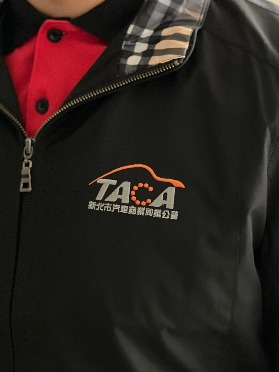 [TACA]拼接翻領外套