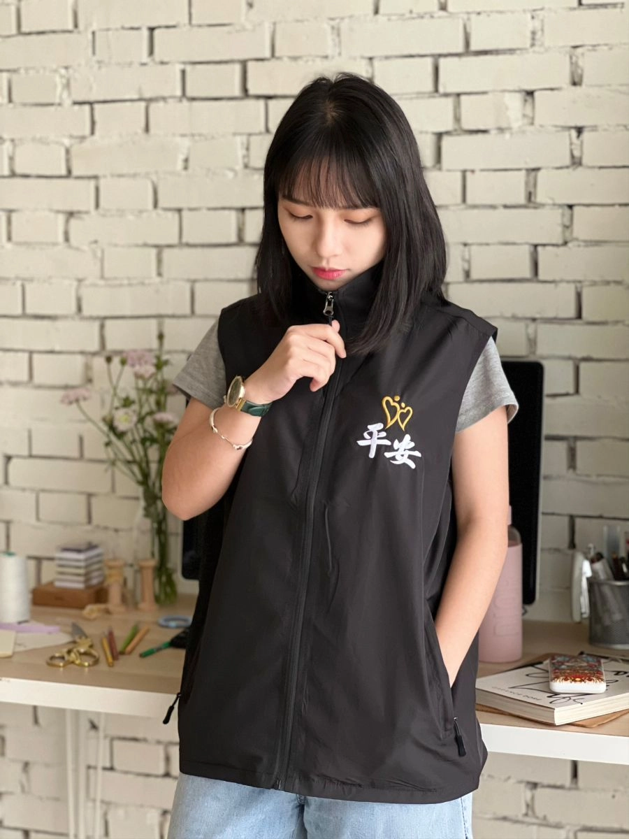 [平安禮儀]電繡設計薄背心