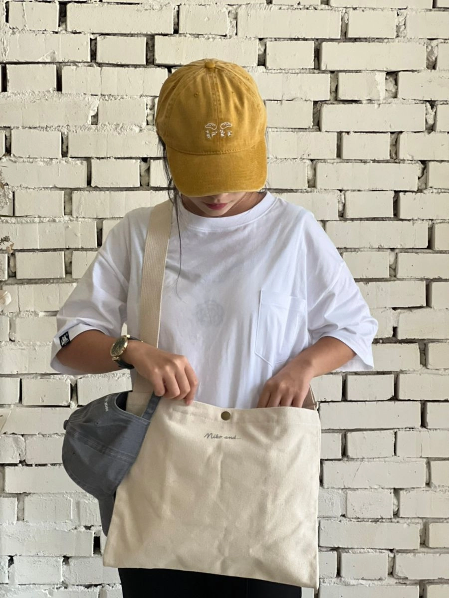 設計帆布肩背調整郵差包 