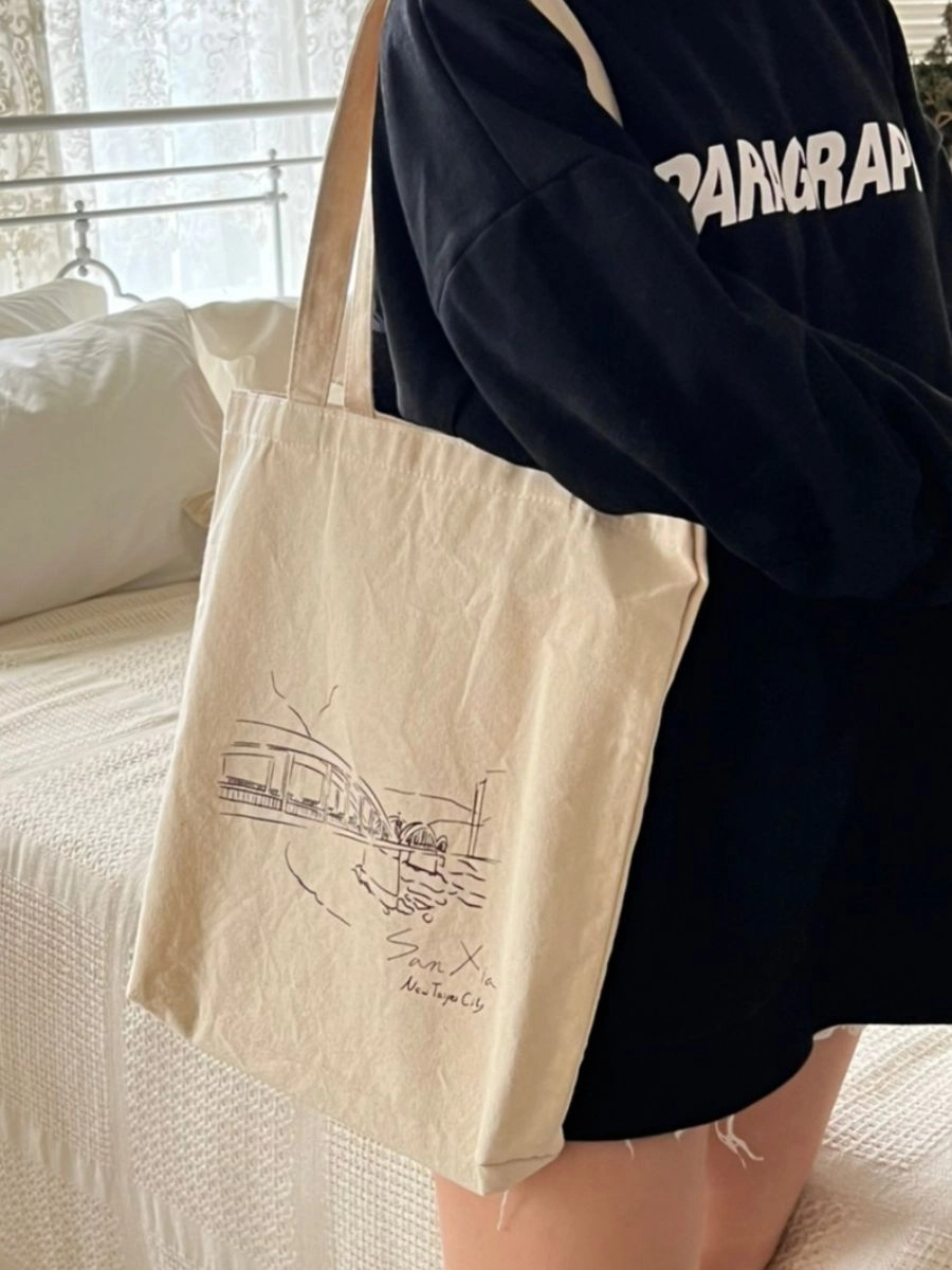 [鶯歌區公所]單色印刷帆布肩背袋