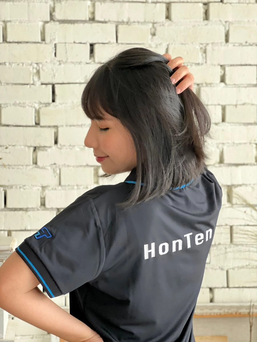 [HonTon]配色款短袖POLO衫