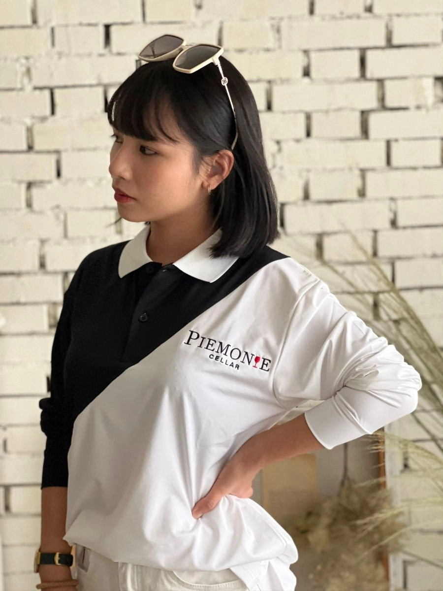 訂製設計款剪接POLO衫