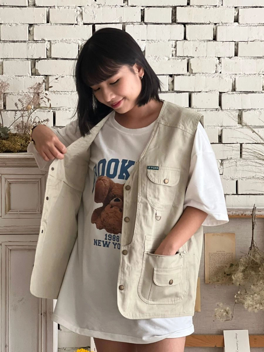 [自訂款]多口袋工裝背心