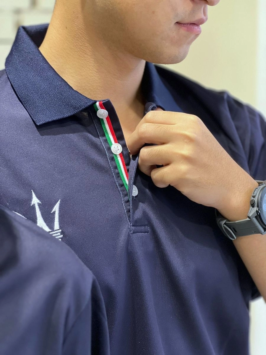 [瑪莎拉蒂]昇華電繡POLO衫