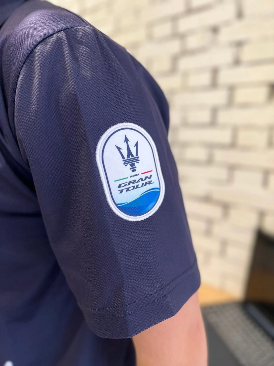 [瑪莎拉蒂]昇華電繡POLO衫