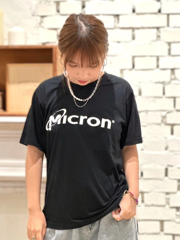 [MICRON]簡約印刷圓T 