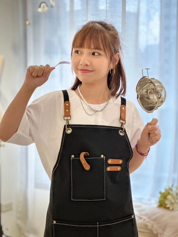 [自訂款]皮革帆布防水圍裙