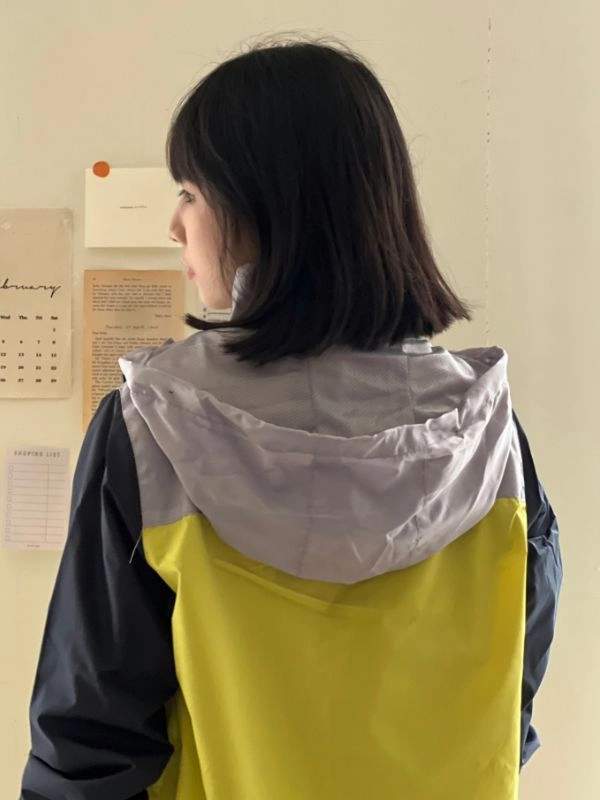 [YUAN SHUN]收納連帽風衣外套