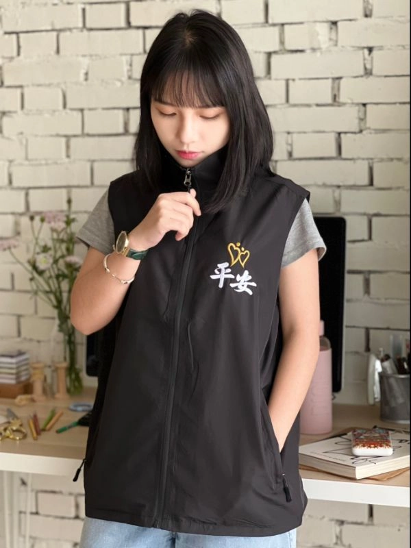 [平安禮儀]電繡設計薄背心