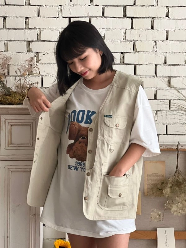 [自訂款]多口袋工裝背心