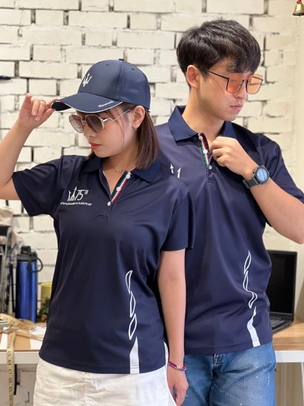 [瑪莎拉蒂]昇華電繡POLO衫