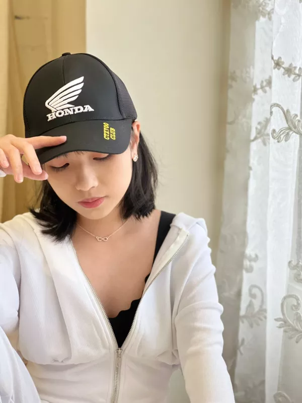 [ HONDA ]立體繡剪接防潑水帽
