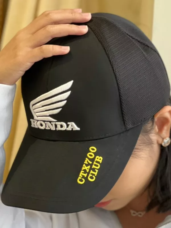 [ HONDA ]立體繡剪接防潑水帽